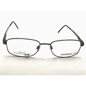 EASYCLIP SF110 SILVER EYEGLASSES SUNGLASSES FRAMES 55-18-145